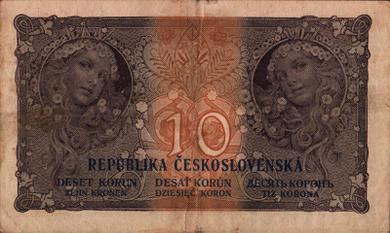 zadná strana bankovky