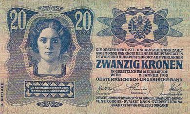 zadná strana bankovky